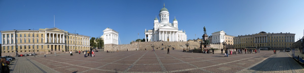 Helsinki Senate Square with Helsinki Cathedral