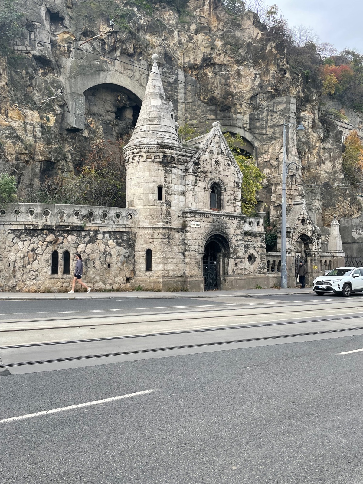 Gellért Hill Cave Church facade