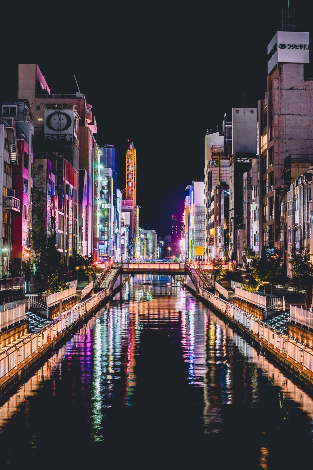 Dotonbori canal at night, Namba area