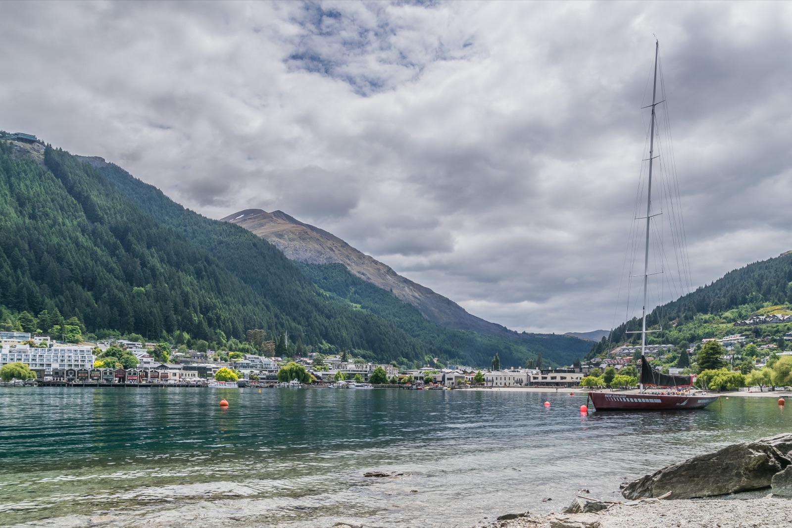 Queenstown Bay and Lake Wakatipu