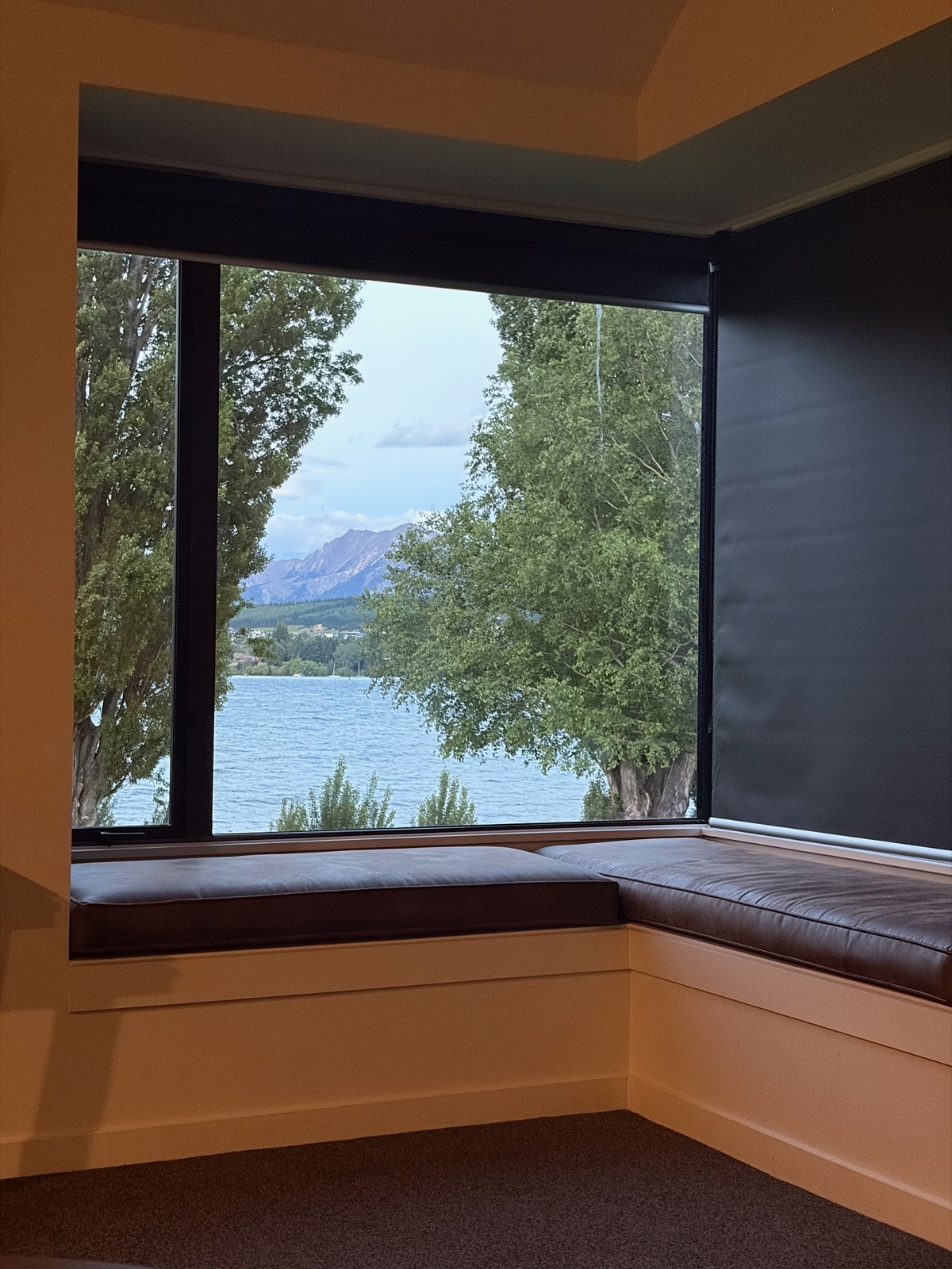 Edgewater Hotel lake view from room, Wanaka