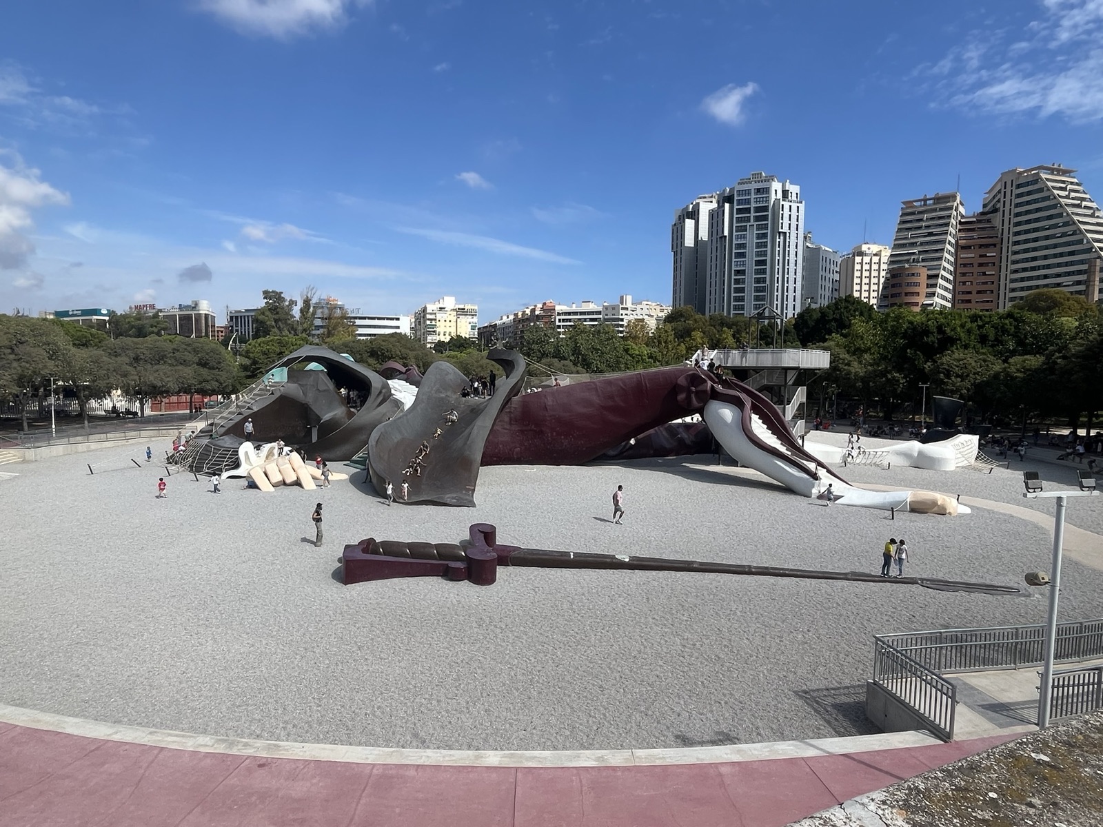 Gulliver Park sculpture in the Turia Gardens