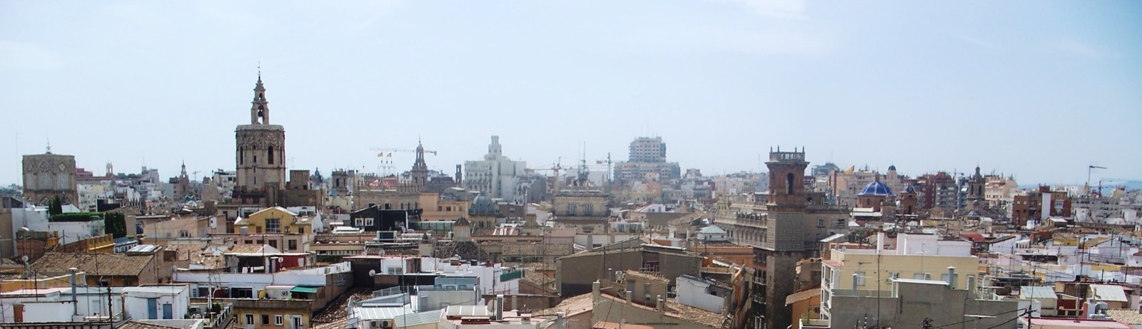 Valencia old-town skyline