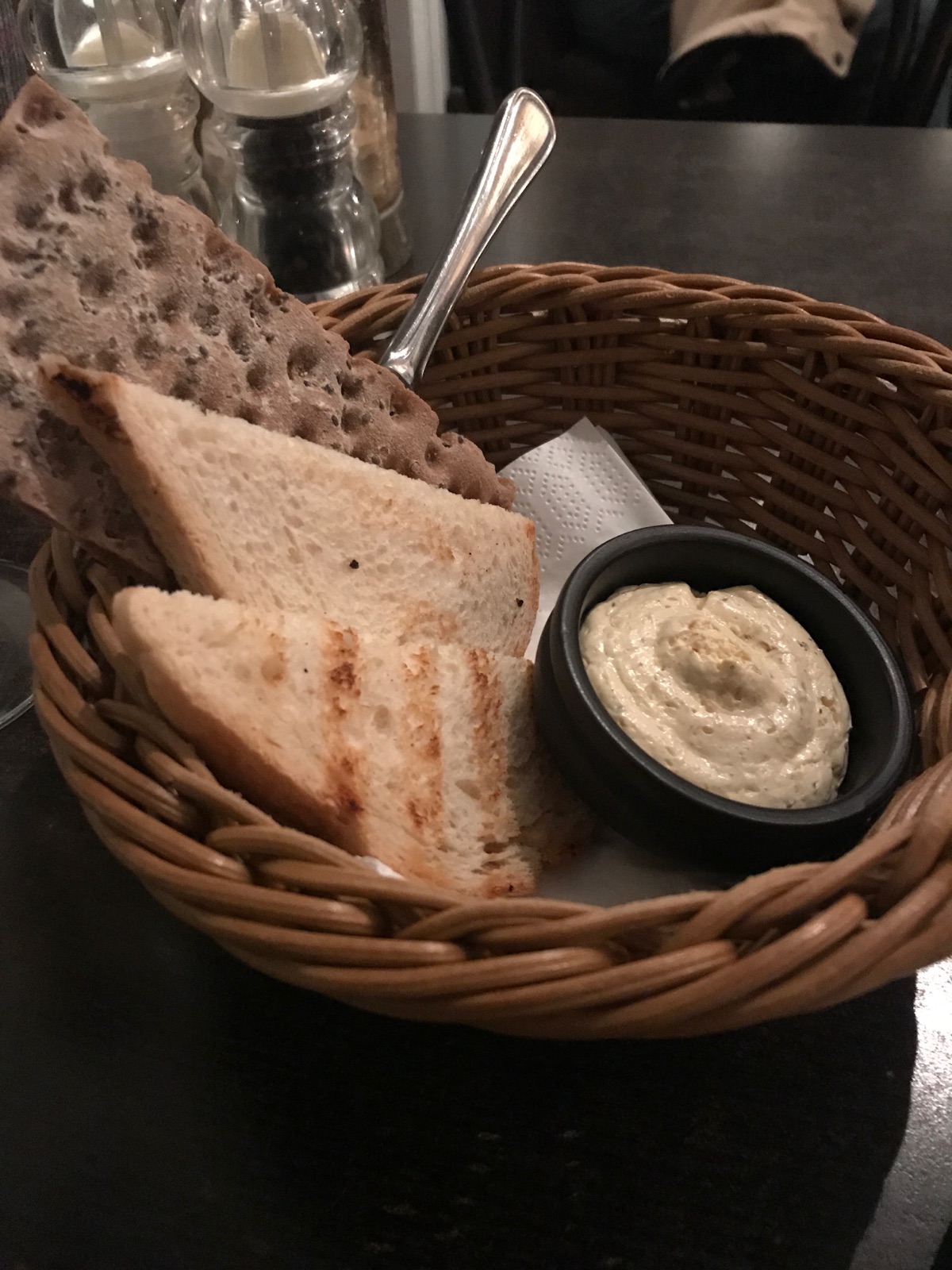 Gluten-free bread basket at Hemma Vasastan